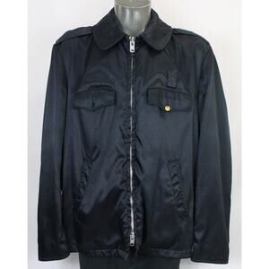 Vintage Horace Small Tuffy Topper Jacket 48L XL Black Talon Zip Workwear Police